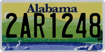 AL license plate 2AR1248