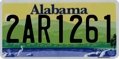 AL license plate 2AR1261