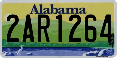 AL license plate 2AR1264