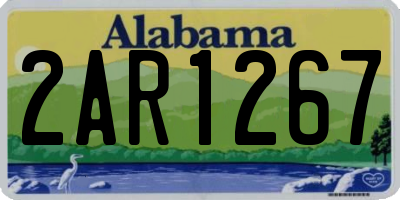 AL license plate 2AR1267