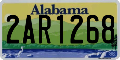 AL license plate 2AR1268