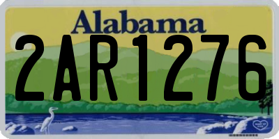 AL license plate 2AR1276