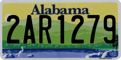 AL license plate 2AR1279
