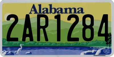 AL license plate 2AR1284