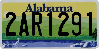 AL license plate 2AR1291