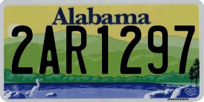 AL license plate 2AR1297