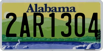 AL license plate 2AR1304