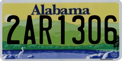 AL license plate 2AR1306