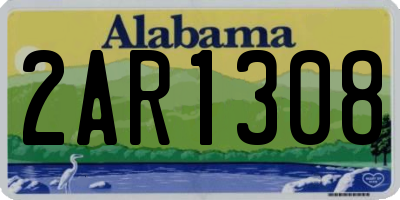 AL license plate 2AR1308