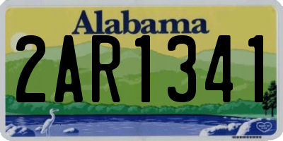 AL license plate 2AR1341