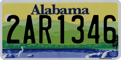 AL license plate 2AR1346
