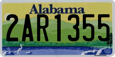 AL license plate 2AR1355