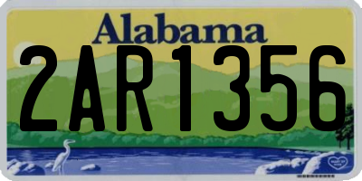 AL license plate 2AR1356