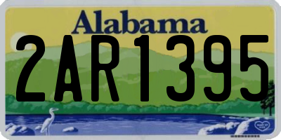AL license plate 2AR1395