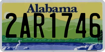 AL license plate 2AR1746