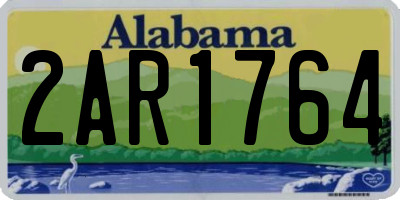 AL license plate 2AR1764
