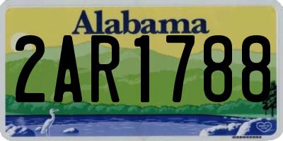 AL license plate 2AR1788