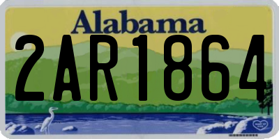 AL license plate 2AR1864
