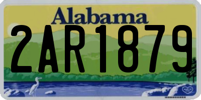 AL license plate 2AR1879