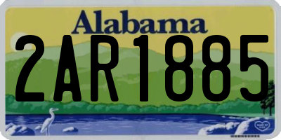 AL license plate 2AR1885