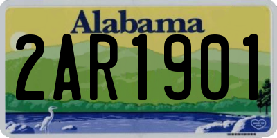 AL license plate 2AR1901