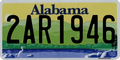 AL license plate 2AR1946