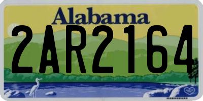 AL license plate 2AR2164