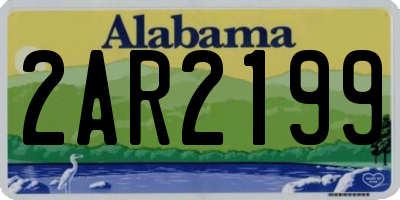 AL license plate 2AR2199