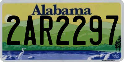 AL license plate 2AR2297