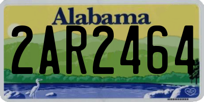 AL license plate 2AR2464