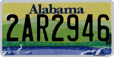 AL license plate 2AR2946