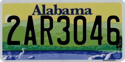 AL license plate 2AR3046