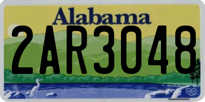 AL license plate 2AR3048