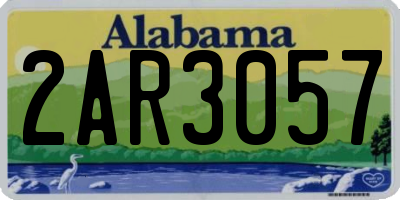 AL license plate 2AR3057