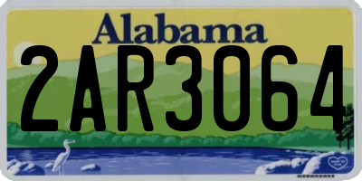 AL license plate 2AR3064