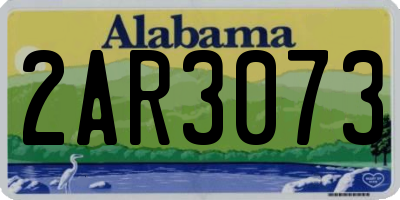 AL license plate 2AR3073
