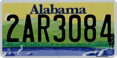 AL license plate 2AR3084