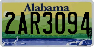 AL license plate 2AR3094
