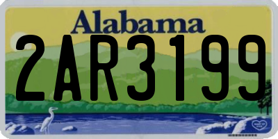 AL license plate 2AR3199