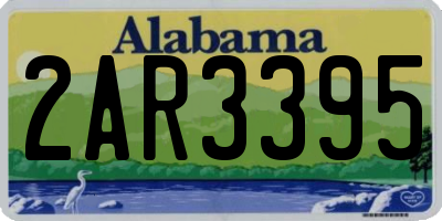 AL license plate 2AR3395