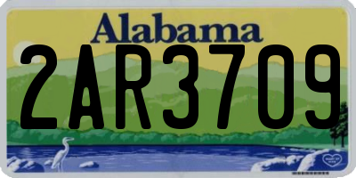 AL license plate 2AR3709
