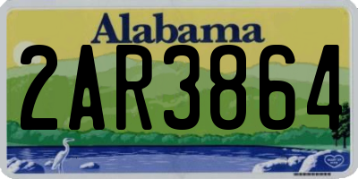 AL license plate 2AR3864