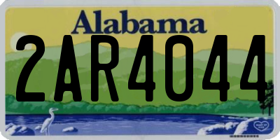 AL license plate 2AR4044