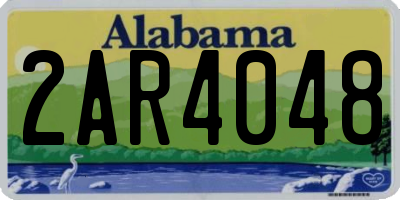 AL license plate 2AR4048