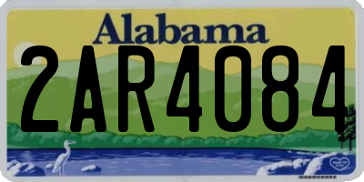 AL license plate 2AR4084