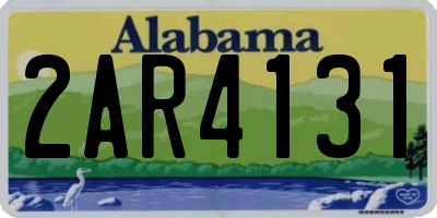 AL license plate 2AR4131