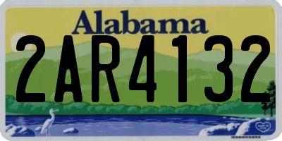AL license plate 2AR4132