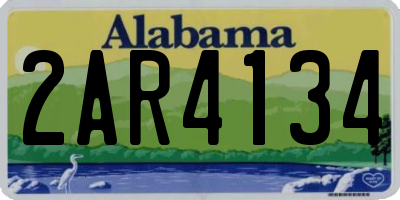 AL license plate 2AR4134