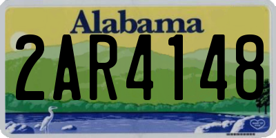 AL license plate 2AR4148