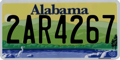 AL license plate 2AR4267